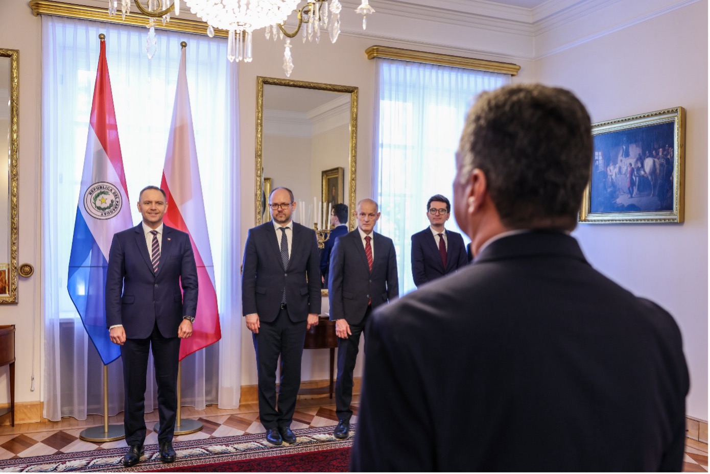 Embajador del Paraguay, Fernando Acosta Díaz presentó Cartas Credenciales en Polonia