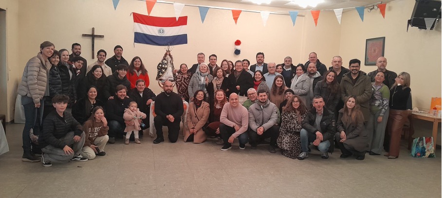 Misa en honor a la Virgen de Caacupé